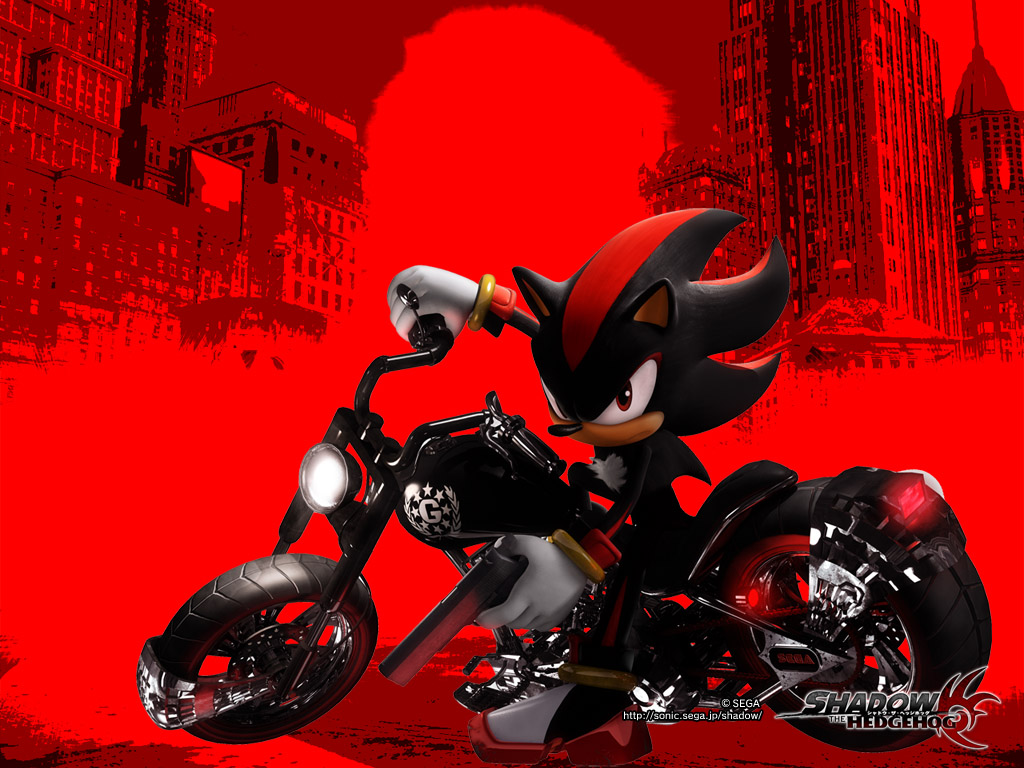 Shadow The Hedgehog With A Gun Wallpaper