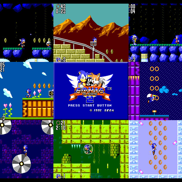 Sonic the Hedgehog 2 para Master System (1992)