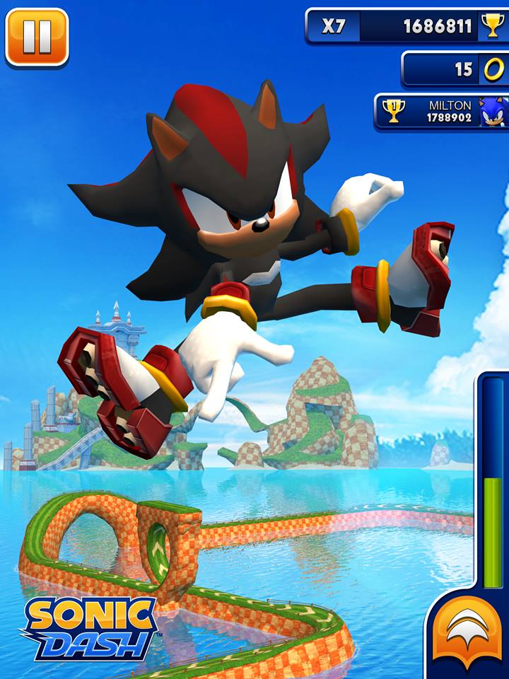 Sonic Dash (iOS) - Shadow Gameplay 