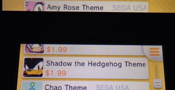 New Sonic 3DS Themes