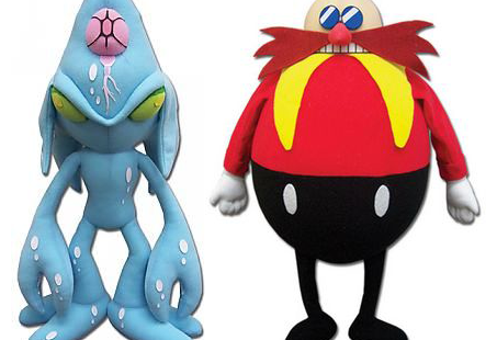 New Chaos Zero and Classic Eggman Plushes Now Available