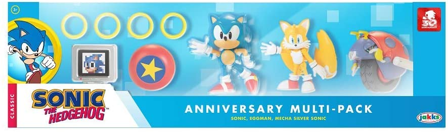 Sonic the Hedgehog 30th Anniversary 4 Mecha Sonic Figure Jakks Pacific