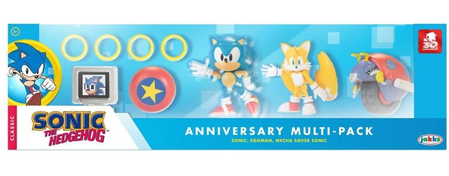 Sonic 30th Anniversary Exclusive Multi-Pack Figures Revealed