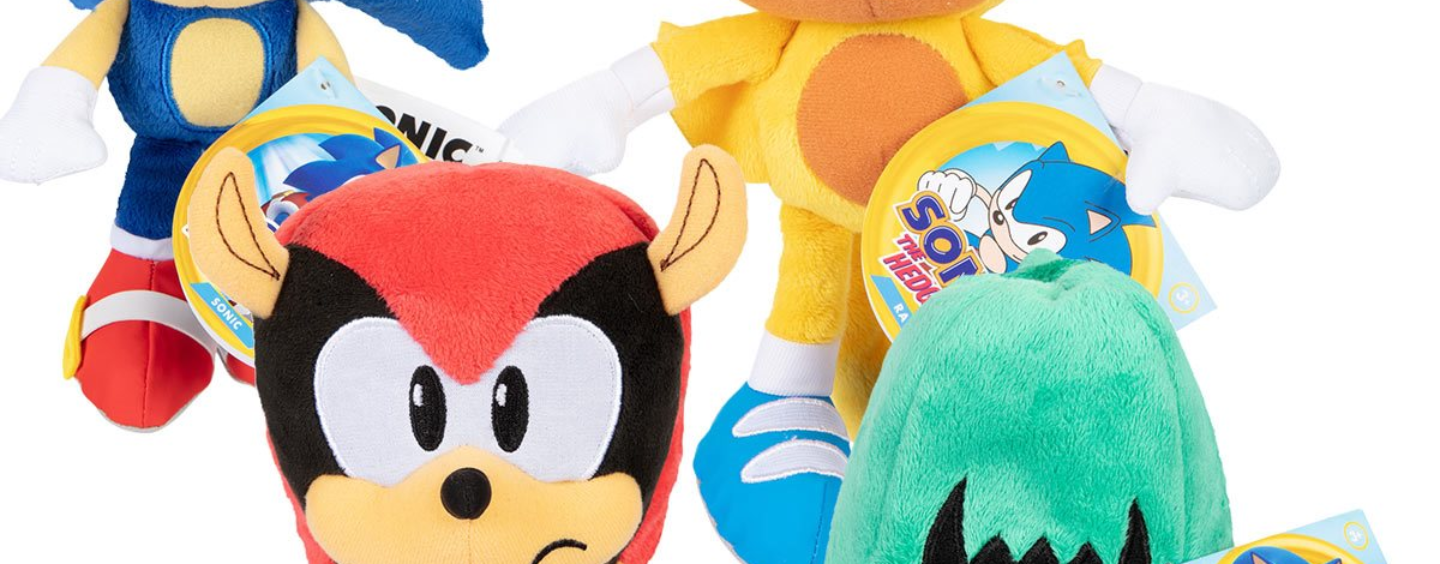 New Sonic Plushes by Jakks Pacific Announced