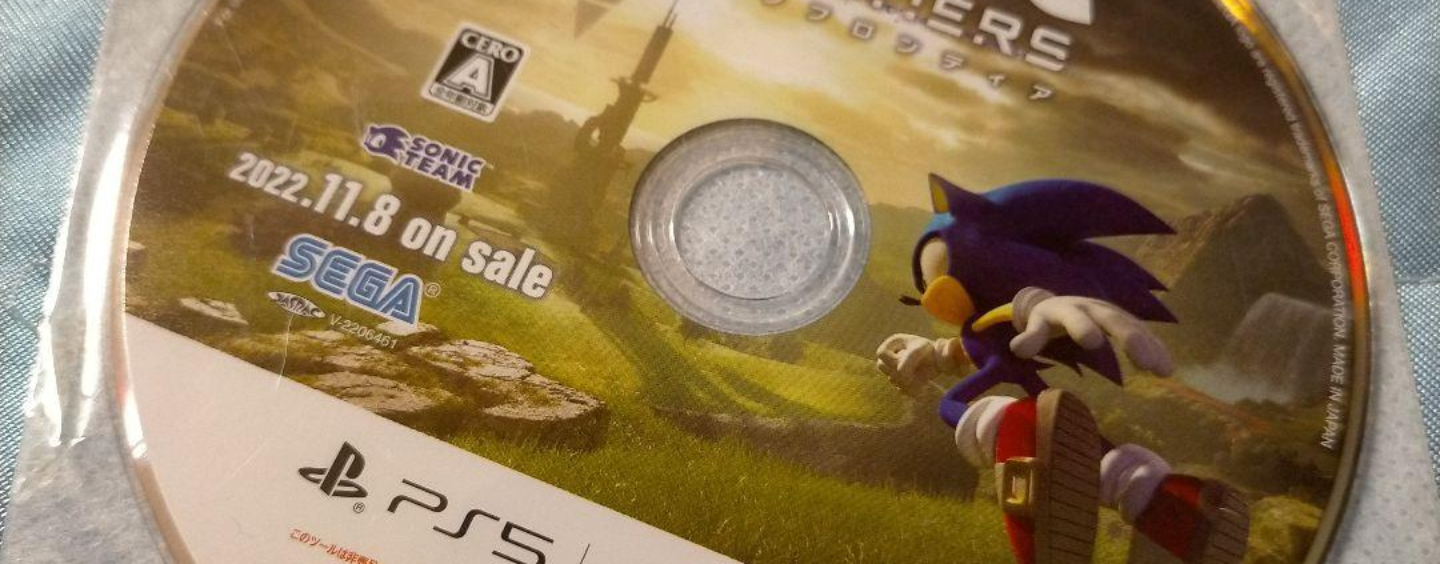 Sonic Frontiers Japan Press Disc Has Been Sold