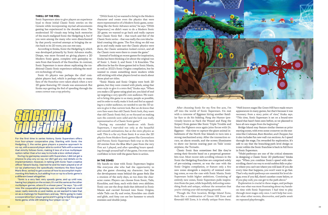 Sonic Superstars Review In Progress - Game Informer