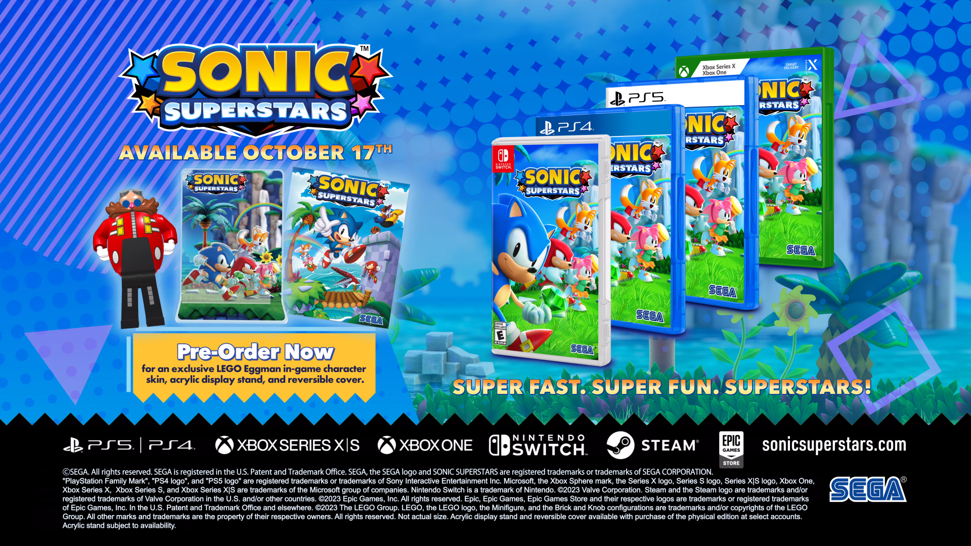 Sonic Superstars - LEGO® Sonic Skin for Free - Epic Games Store