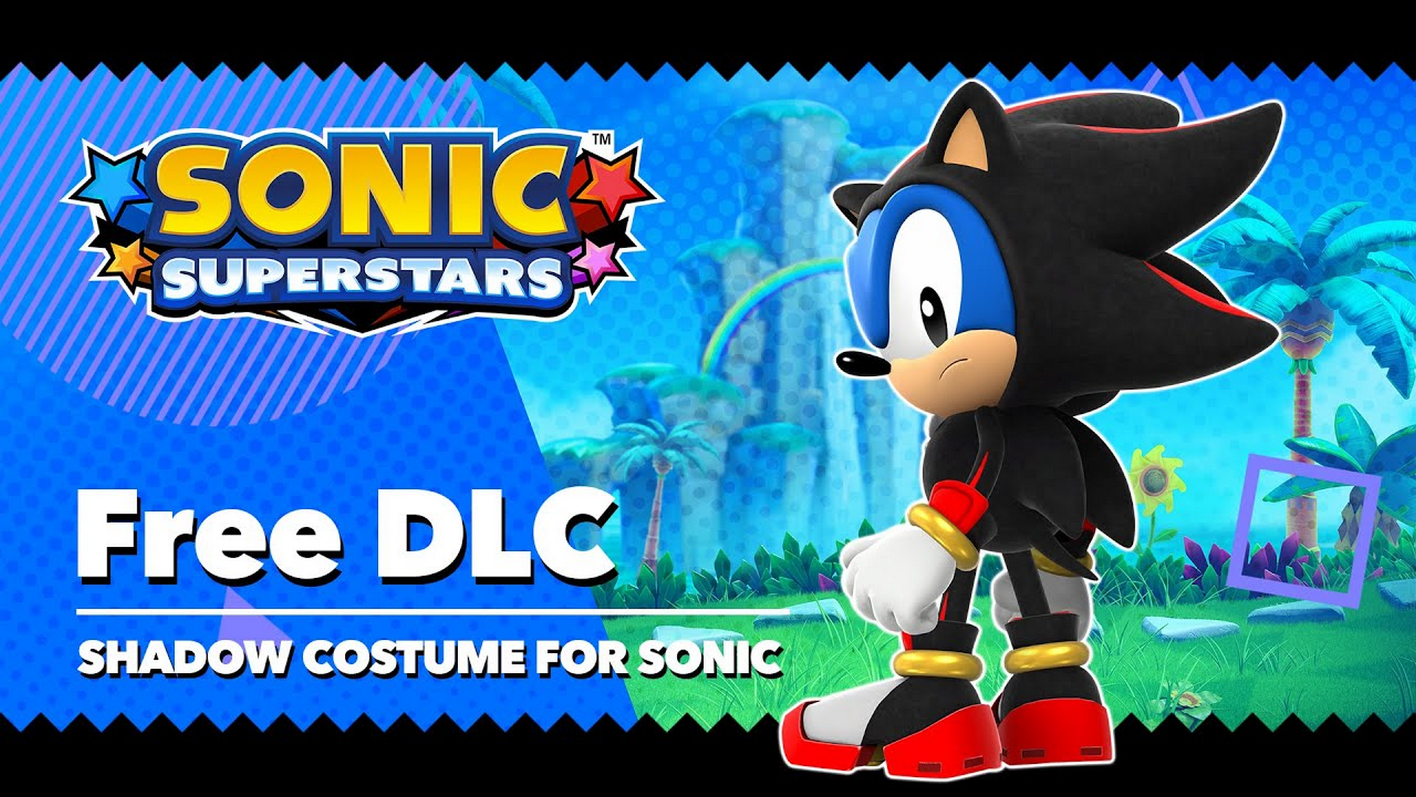 Sonic Superstars Free Shadow Costume DLC Released