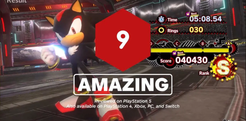 SONIC X SHADOW GENERATIONS Receives a 9/10 From IGN