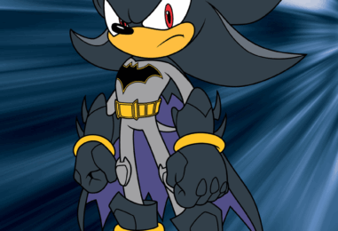 DC x Sonic the Hedgehog #1 New Cover Features Shadow the Hedgehog as Batman