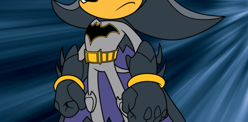 DC x Sonic the Hedgehog #1 New Cover Features Shadow the Hedgehog as Batman